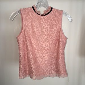 Rose gold lace H&M blouse top!